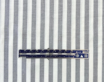 Vintage Striped Shirting Quilting Fabric Grey and White 56” wide, Fabric by the Yard