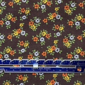 Vintage Calico Fabric, Fabric by the Yard