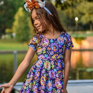 Enchanted Halloween Princess Twirl Dress – Toddler & Girls Outfit