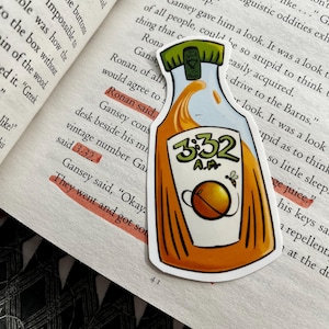 3:32 Uhr Orangensaft; The Raven Cycle inspiriert Vinyl-Aufkleber