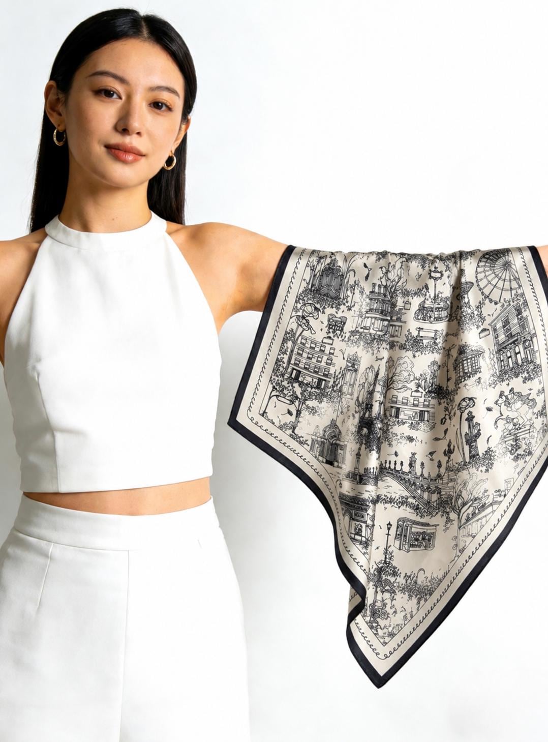 Bellotti silk scarf - Etsy 日本