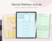 Digital Anxiety & Mental Wellness Journal: Daily Self-Care for iPad/Tablet