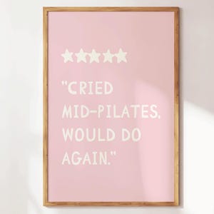 Plans for The Day Pilates Poster, Funny Pilates Wall Art, Pilates Studio Decor, Gift for Pilates Lover, Hot Girly Print, Fitness Wall Decor