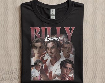 Billy Loomis Digital Download | Pop Culture Horror PNG Design | Scream Movie Killer Art for DIY Shirt & Wall Print