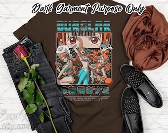 Nami Sommer | Pop Kultur Anime Kunst | Ästhetisches Charakterdesign | Digitaler Download TNGN