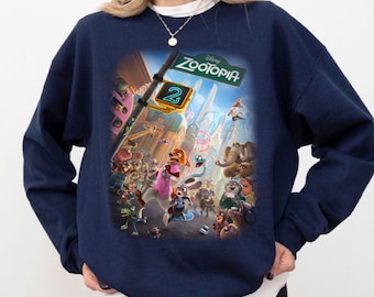 Zootopia 2 Movie Poster PNG, Disney Zootopia 2 PNG, Judy Hopps Nick Wilde, Animal Kingdom, Digital Sublimation File