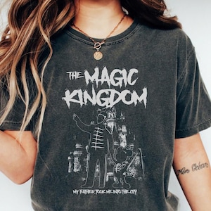 The Magic Kingdom Emo PNG, My Father Took Me Into The City, Magic Kingdom Black, Gothic Disneyland | Digital File for Sublimation
