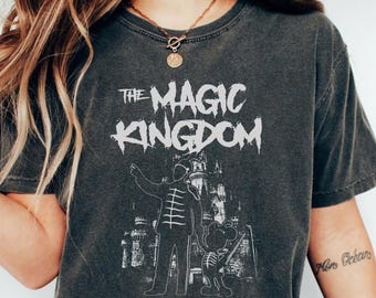 The Magic Kingdom Emo PNG, My Father Took Me Into The City, Magic Kingdom Black, Gothic Disneyland | Digital File for Sublimation