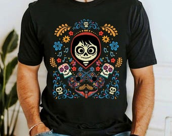 Disney Coco Inspired Art PNG, Día de Muertos Miguel, Un Poco Loco PNG, Disney Dia De Los Muertos, Archivo Digital para Sublimación