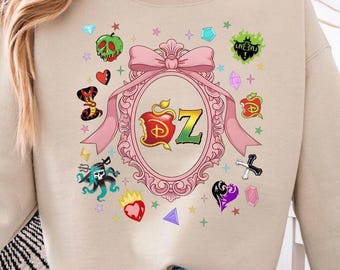 Descendants Zombies World Collide Tour PNG, Disney The Rise Of Red, Descendants Concert PNG, Summer Music Festival, Gift For Her