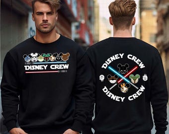 Star Wars Disney Crew PNG, Star Wars Mickey Ears PNG, Gift For Star Wars Fans, Disneyland Family Trip, Mickey And Friends Art, Gift For Him