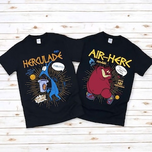 Hercules Schmerz und Panik PNG, Air Herc Sandalen PNG, Herculade Getränk, Von Null Zum Helden, Geschenk für Ihn, Paar Matching, lustiger Disney Hercules