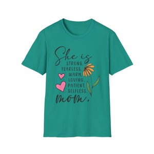 Inspirational Mom T-Shirt - Perfect Gift for Mother&#39;s Day, Birthday, Family Gatherings, Casual Wear, Love, Softstyle Tee