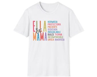 Colorful Unisex Softstyle T-Shirt: Celebrating Moms with Love, Perfect Gift for Mother&#39;s Day, Family Gatherings, Birthdays, Everyday Wear,