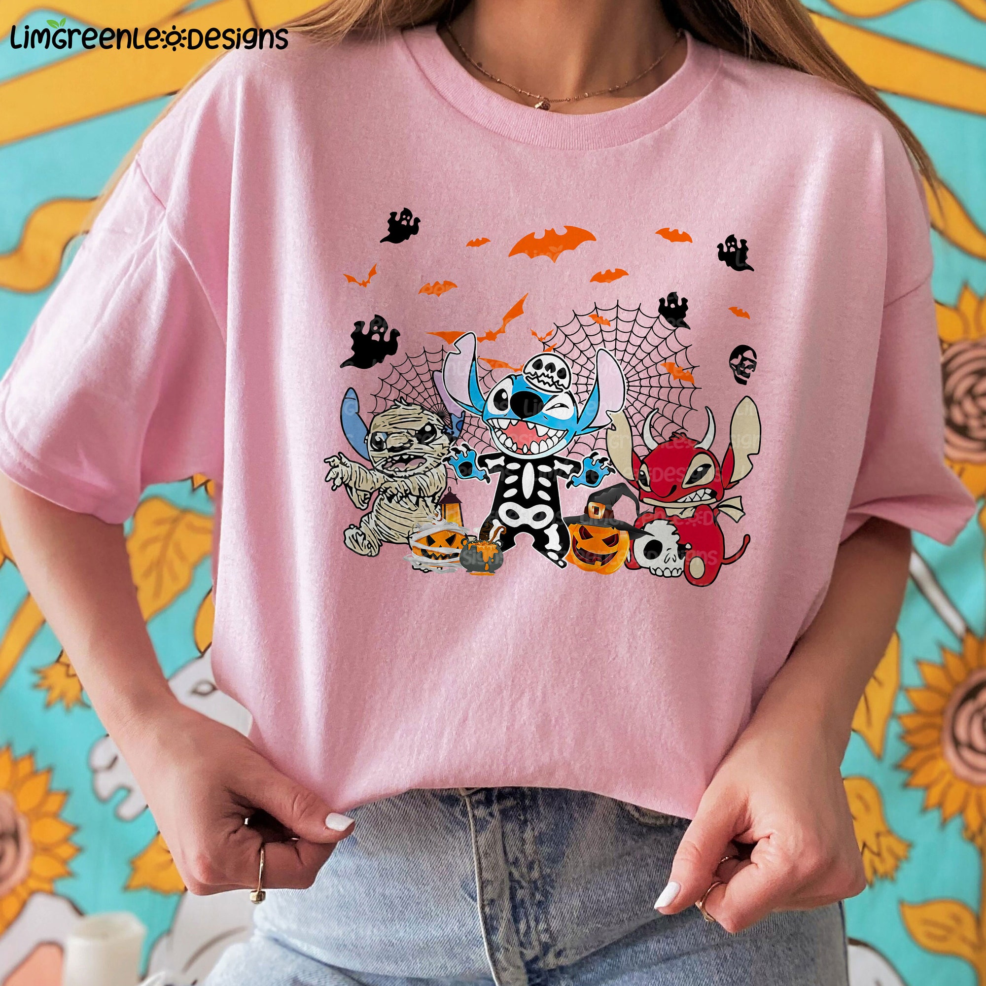 Discover Halloween Stitch Trick Or Treat T-Shirts, Disney Halloween Sweatshirt, Disneyland Shirt, Halloween Shirt, Halloween Stitch, Stitch Horror