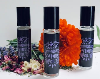 VENUS anointing oil - grounding and balancing essential oil blend, natural perfume, aromatherapy, acupressure oil, spring