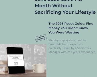 Expense Reset Guide | Lower Bills & Save 250+ Dollars (PDF Download)