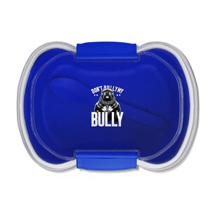 Caja bento, contenedor de almuerzo American Bully, gimnasio, trabajo, escuela, almacenamiento de alimentos, contenedor de dos niveles