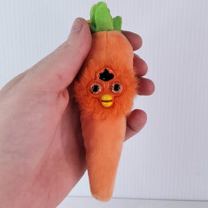 Oddbody Furb Carrot plush soft toy Keyring Keychain Bag charm Handmade in Australia