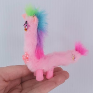 Mini Long My Little Furb Pferdefigur Pink Handmade in Australia