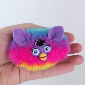 Furb Trinket box ornament Rainbow Handmade in Australia
