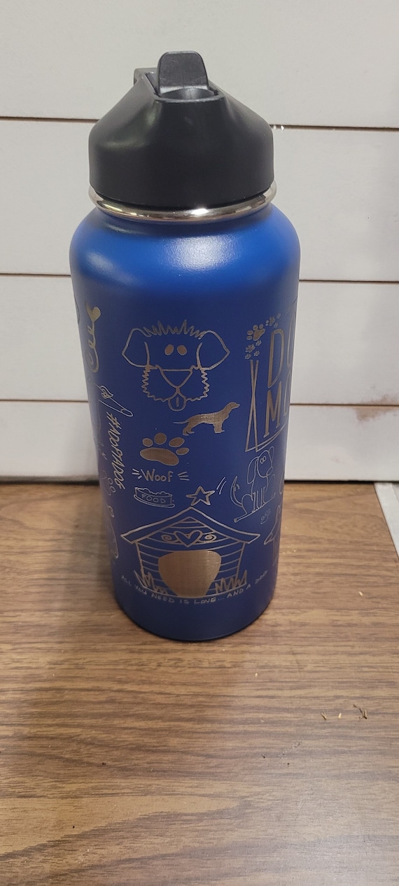 Dog mom 32 oz water bottle