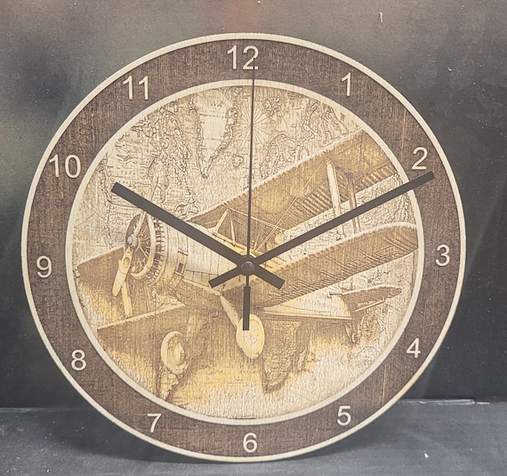 3 D illusion Bi Plane clock