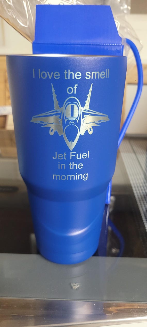 Jet fuel tumbler