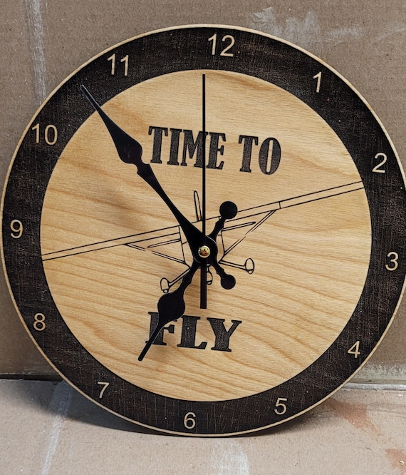 Time to fly clock