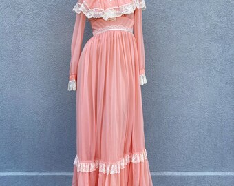 floaty pink dress