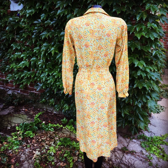 Vintage 70s Albert Nippon Blouse and Skirt Set  Y… - image 8