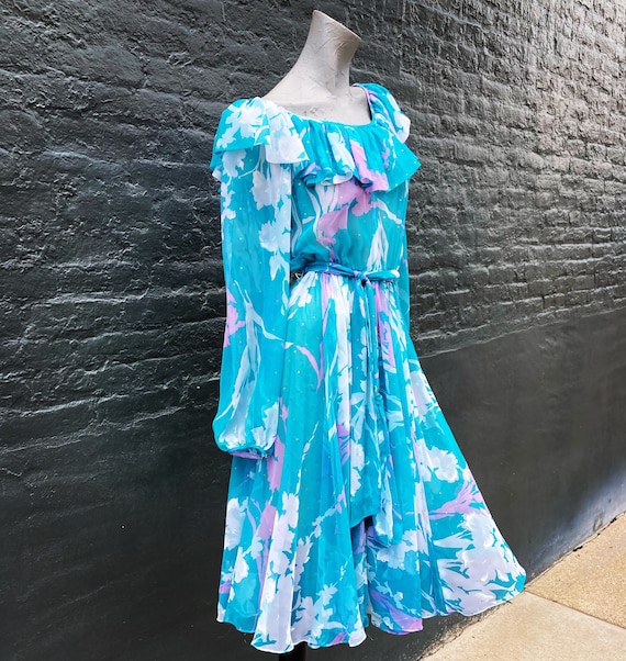 blue and purple dress or white and gold MACloth Cap Sleeves Sequin Long Bridesmaid Dress Black/ Rose Gold Formal Evening Gown Rose Gold / Above Knee / US10 main image 0