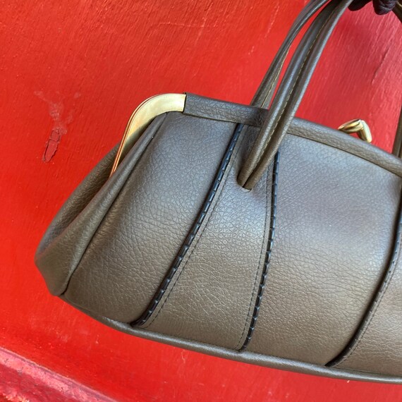 Vintage 60s Classic Tan Beige Long Leather Purse - image 5