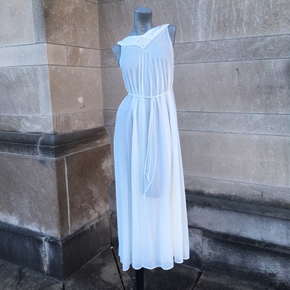 Vintage 50s Audrey Hepburn Grecian Gown Nightgown… - image 2