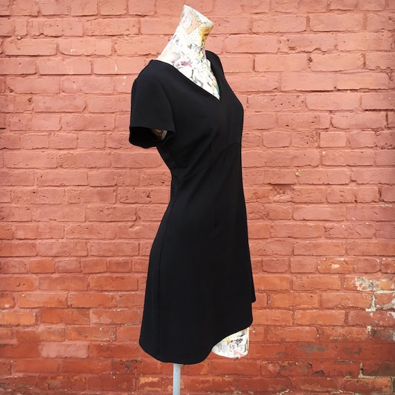 Vintage Classic Black Mini Dress small medium - image 1