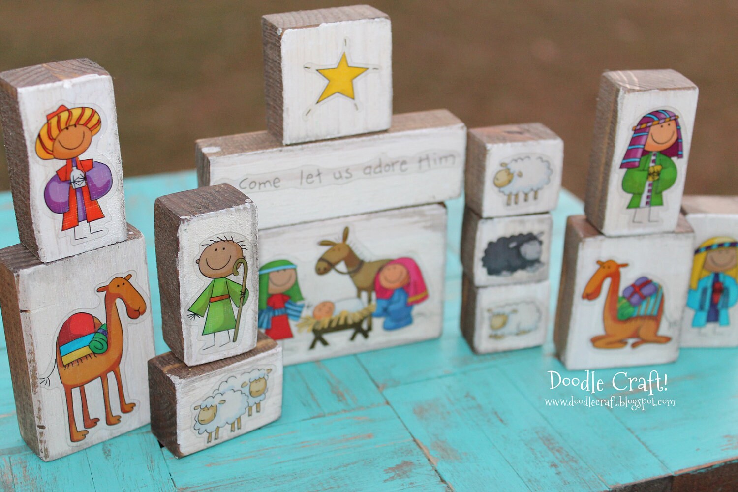 Christmas Story Nativity Scene Set Stickers Holy Family Baby - Etsy