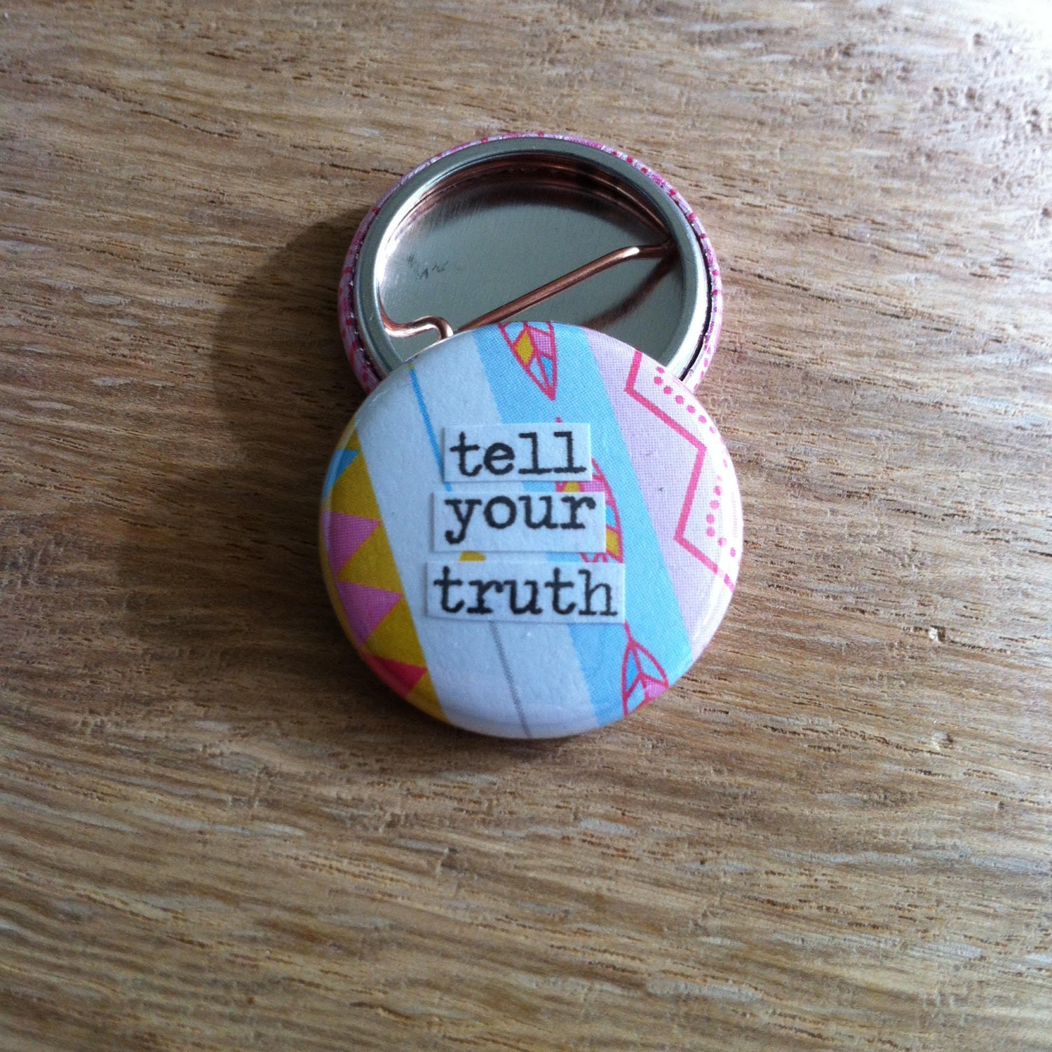 Tell Your Truth Pinback Button Magnet Zipper Pull Mirror - Etsy