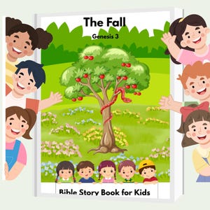Libro cristiano para niños / Libro de cuentos con temática bíblica / Libro de cuentos para niños / La caída / Regalo para niños / Historia bíblica / Libro de cuentos para niños