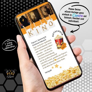 Voucher do kina – eCard, nowoczesny bon upominkowy do wysłania – pomysł na prezent dla fanów filmu | Popcorn, emocje i podniecenie