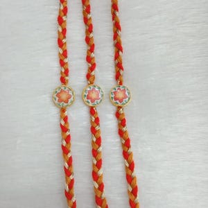 Handcrafted Rakhi Bracelet: Traditional Indian Raksha Bandhan Thread
