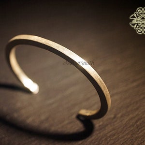 Simplicidad 925 Brazalete de plata de ley
