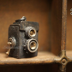 Twin-Lens Reflex 925er Silber Anhänger