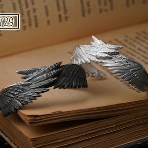 NEW !  925 Double Wing Silver Bangle