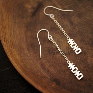 Double Happiness 925 Sterling Silver Earring