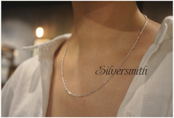 Catena A Maglie In Argento Sterling 925 Da 18 Pollici (tipo 5 - Foto 9