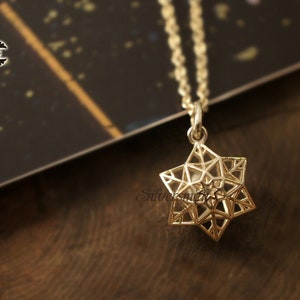 925 Sterling Silver Lucky Star Pendant with 18&quot; Silver Chain