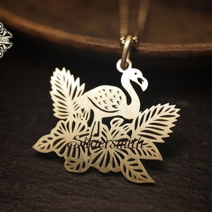 Super Sale 40% OFF* The 925 Silver Flamingo Pendant