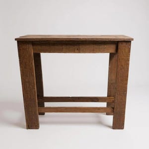 Hallway console table in solid wood