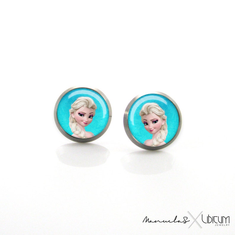 Titan Ohrringe gefrorene Elsa Ohrstecker Hypoallergen Etsy