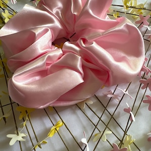handmade silk scrunchie